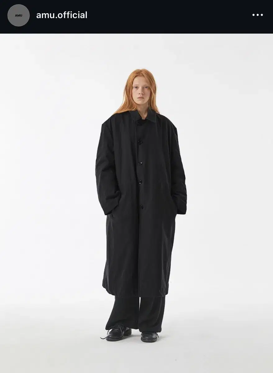 amu 아무 FW18 제너럴이브 롱 코트